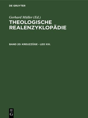 cover image of Kreuzzüge--Leo XIII.